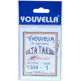 Resim Yemli Takım 3 İğneli Hazır Beden Youvella 1304 - 4 