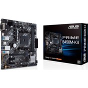 Resim Prime B450M-K II AMD B450 DDR4 4400 Mhz Am4 mATX Anakart Asus