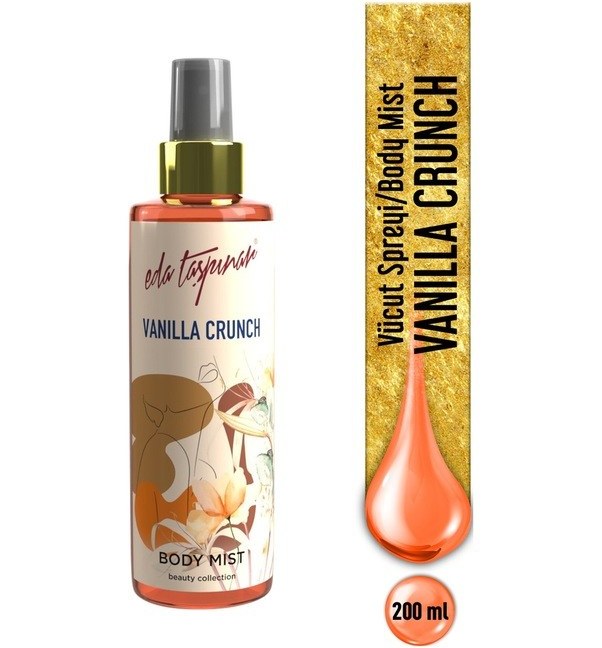 Eda Taşpınar Vanilya Crunch Vücut Spreyi 200 ML Fiyatı ve Özelliklerı - Badem