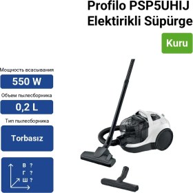Resim Profilo PSP5UHIJ Elektirikli Süpürge 