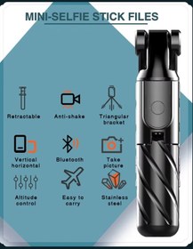 Resim K03 Tripod Bluetooth Kumandalı Selfie Çubuğu Monopod 
