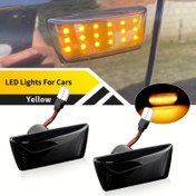 Resim HZ063-Y/C-2 adet Kehribar LED Yan Gösterge Lambaları Çamurluk Göstergesi Opel Astra H MK5 (2004-2014 modelleri) Zafira B MK2 (2005-2014 modelleri) Corsa D MK4 (2006-2014 modelleri) Insignia A MK1 (2008-2017 modelleri) Meriva B MK2 (2010-2017 modelleri) Adam 2012 ve sonrası için 