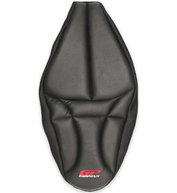 Resim GP Kompozit Honda PCX 125 / 150 2014-2025 Uyumlu Fileli Motosiklet Konfor Sele Kılıfı Siyah 