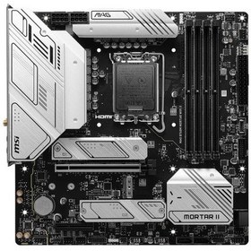 Resim MSI MAG B760M Mortar WIFI II Intel B760 7800 MHz (OC) DDR5 Soket 1700 mATX Anakart 