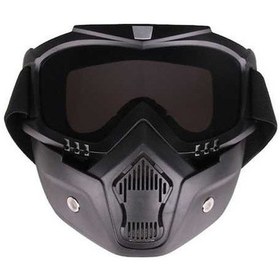Resim Pazly Motorsiklet Gözlüğü Rüzgar/kum Korumalı Uv Filtreli Ter Emici Ayarlanabilir Kayışlı Sarı Şeffaf Gümüş Gri Çok Renkli 185x95mm 