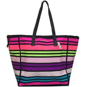 Resim Victoria's Secret Vs Rainbow Kanvas Tote Seyahat Çantası Çok Renkli 