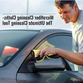 Resim Trendooze Turcoshop11 6 Adet Sarı Mikrofiber Havlu - Solmaz, Yumuşak Yıkama Bezi 