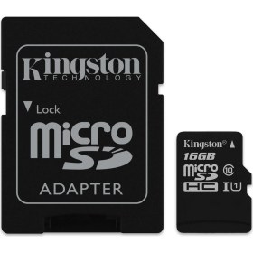 Resim Kingston Canvas Select 16Gb Microsd 80Mb/S Class 10 Uhs-I Hafıza Kartı Sdcs/16Gb 