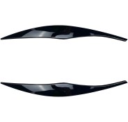 Resim Cloudstore Bmw 3 Serisi E90 E91 2005-2012 Far Göz Kaş Siyah Kaput Dekorasyon 2 Adet 