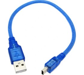 Resim Keepro mini usb mp3 mp4 şarj ve data kablosu 30 cm harici hdd kablosu 