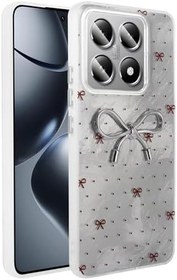 Resim Aksesuarcim Xiaomi 14T Pro Kılıf Silikon Parlak kamera Korumalı Kapak Ponti Açık Mavi 