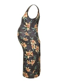 Resim Msm Luvmabelly Maternity 5006 Çiçekli Hamile Elbise 