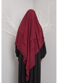 Resim Sufle Hilap Hazır Türban Khimar Tesettür Şal 