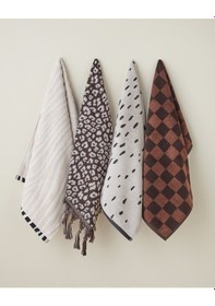 Resim English Home Panthera Pamuk Yüz Havlusu 50x80 Cm Ekru Ekru 