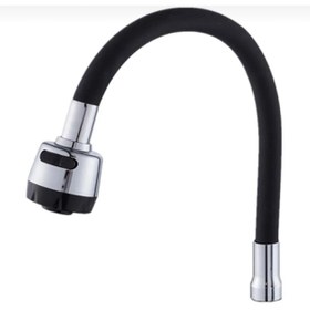 Resim Genel Markalar Renkli Spiral Oynar Başlıklı Esnek Lavabo ve Mutfak Borusu, Siyah Gümüş Renk seçenekleri 