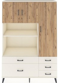 Resim Hyperion Dolap 7 Raflı 5 Çekmeceli 3 Kapaklı 132x44x195 Aytaş... Aytaşı 
