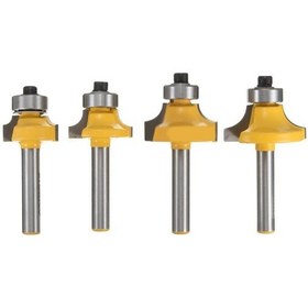 Resim Sones Adet/takım 1/4 Saplı Alaşımlı Fileto Bıçağı Ağaç İşleme Kesme Makinesi Ucu 