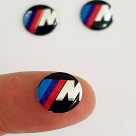 Resim Kumanda Anahtar Logo Amblem 11mm M Logo 3adet 