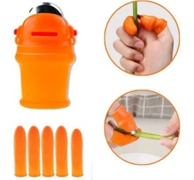 Resim Nemere Baş Parmak Sebze Ayıklayıcı Set Kadın 