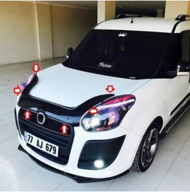 Resim AVCILAR OTO TUNING Fiat Doblo D3 Kaput Koruyucu Rüzgarlık 