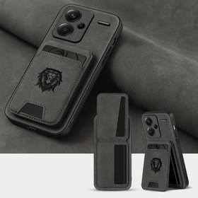 Resim Lüks Suni Deri Kart Tutucu Telefon Kılıfı Xiaomi Redmi note14pro+ 14c Note13/Note12pro Note11s/Note10 13C Turbo3/A3X/A2/A1 için 