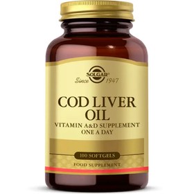Resim SOLGAR Cod Liver Oil 100 Kapsül 