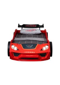 Resim Arabalı Yatak, Vento Rüzgarlıklı Arabalı Yatak - Kırmızı 