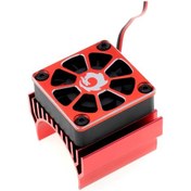 Resim Dianziye Traxxas Trx-4/trx-6 G63 1/10 Tırmanma Arabaları İçin Bjm347 Kırmızı Motor Soğutma Fanı 4.8-11.1v 