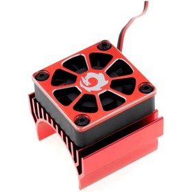 Resim Dianziye Traxxas Trx-4/trx-6 G63 1/10 Tırmanma Arabaları İçin Bjm347 Kırmızı Motor Soğutma Fanı 4.8-11.1v 