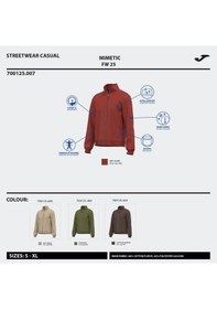 Resim Joma 700125.100 Mimetic Full Zip Unisex Sweatshirt Renkli 