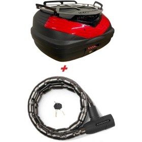 Resim Wg39 Sırt Dayamalı Premium Metal Bagajlı Çanta Siyah + Bilyalı Kilit 25x1000 Mm Hediyeli Siyah 