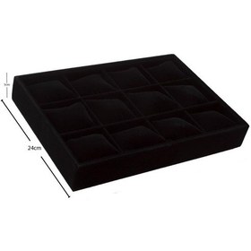 Resim Yerli Üretim Tokyo Model Süet Kumaş Siyah 34/24 Cm Yastıklı Çekme Siyah 