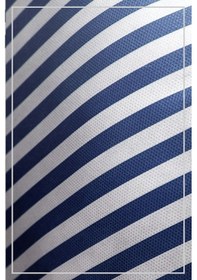 Resim Vedsey Tekli 50x25x20 Cm Lacivert Çizgili Baskısız Hurç & Lacivert 