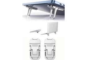 Resim TechnoStation Yeni Nesil Taşınabilir Portatif Tasarım Laptop Tablet Standı 2 Kademeli Yükseltme 2li 