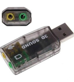Resim Wozlo 5.1 Sound USB Ses Kartı Virtual 3D Çevirici Dönüştürücü 