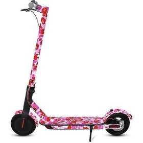 Resim Pembe Elektrikli Scooter Tam Gövde Çıkartması Su Geçirmez Bant Çıkartmaları Mijia M365 Elektrikli Scooter Aksesuarları İçin 