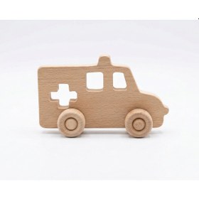 Resim Boyanabilir Ahşap Ambulans 