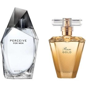 Resim Avon Perceive Edt 100 Ml Erkek + Rare Gold Edp 50 Ml Kadın 2li Set ... 