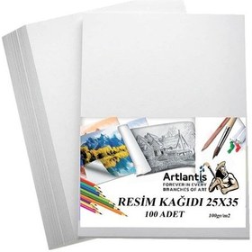 Resim Resim Kağıdı 25x35 100 Lü 100 gr 1 Paket 25*35 Resim Kartonu 
