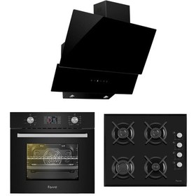 Resim Ferre 10002 - S 1140 CE - S FMM 600 Siyah Ankastre Set 