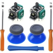 Resim Gri Mavi-jcd 3d Analog Joystick Sensörü Modülü Potansiyometre Başparmak Çubuğu Microsoft Xbox One Serisi Sx Denetl 