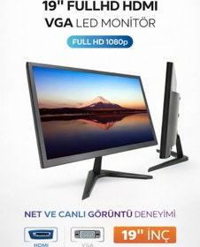 Resim jetucuzal InnoVare i5 3470 16GB RAM 256GB SSD 19 inç FHD Monitör Wi-Fi Masaüstü Bilgisayar 