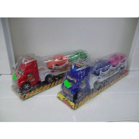 Resim Oyuncak 2 Arabalı Taşıyıcı Tır 40cm 