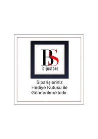 Resim Beyaz Kristal Taş - Nazar Boncuklu Kadın Halhal Kırmızı - Beyaz 