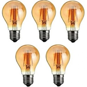 Resim Heka LED Filament Rustik Ampul 6W Gün Işığı - 4 Adet 