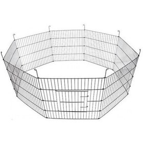 Resim Kedi ve Köpekler İçin Panel Çit 8 Parça 61 x 61 CM 