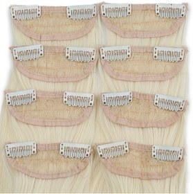 Resim Bucuks Fiber Sen Düz 8 Parça Çıt Çıt / Açık Platin 