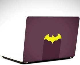 Resim Batman Yellow Laptop Sticker 12 İnch (29X24CM) 