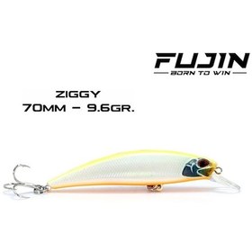 Resim Fujin Ziggy7 Maket Balık 70Mm 120 Nacre Lemon 