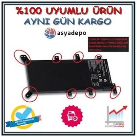 Resim Asus Uyumlu K555L K555Ln Batarya Pil 